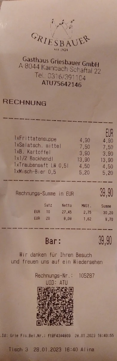 Speisekarte photo 2