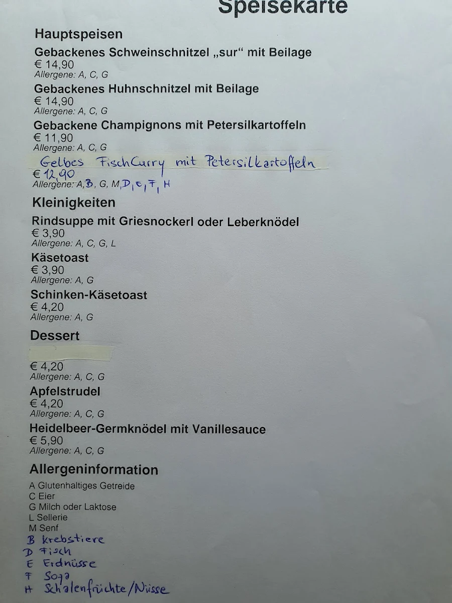 Speisekarte photo 3
