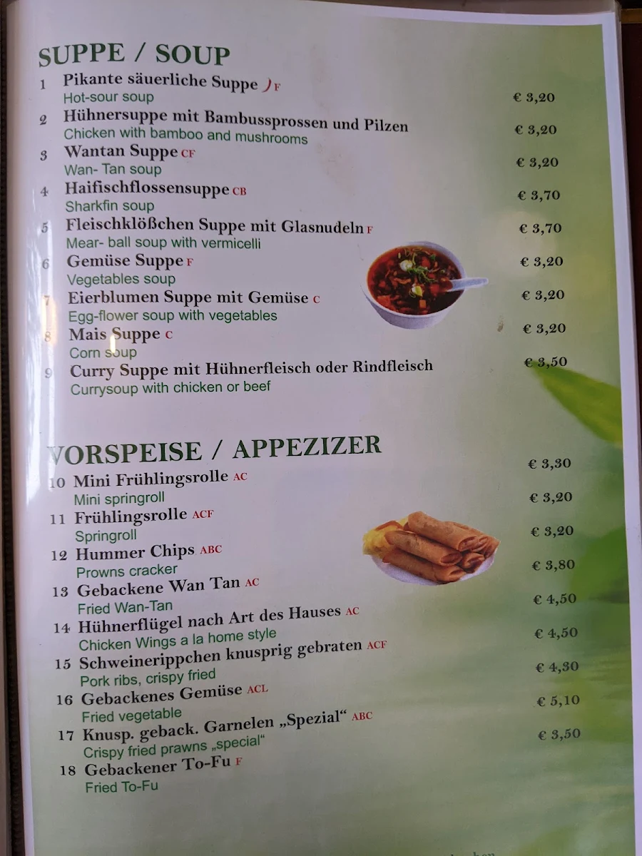 Speisekarte photo 2