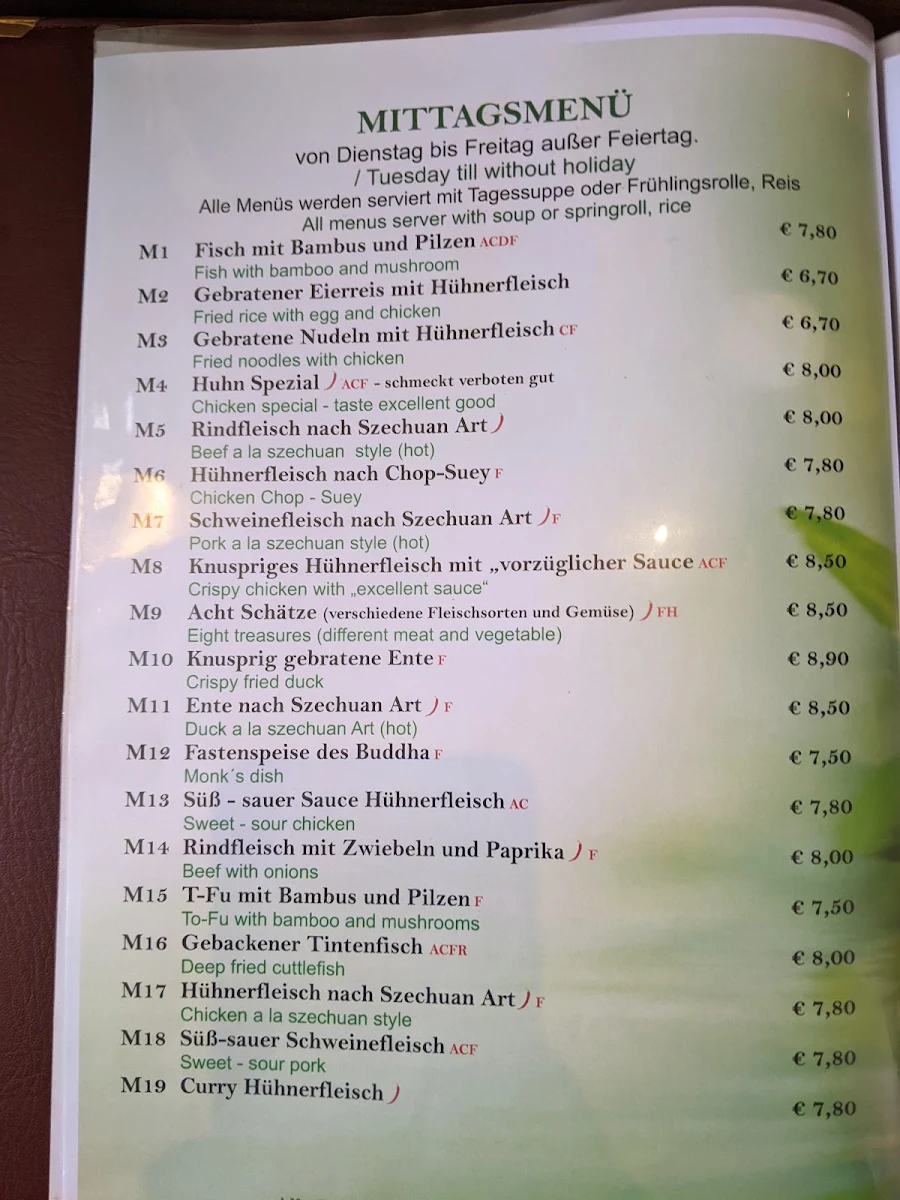 Speisekarte photo 4