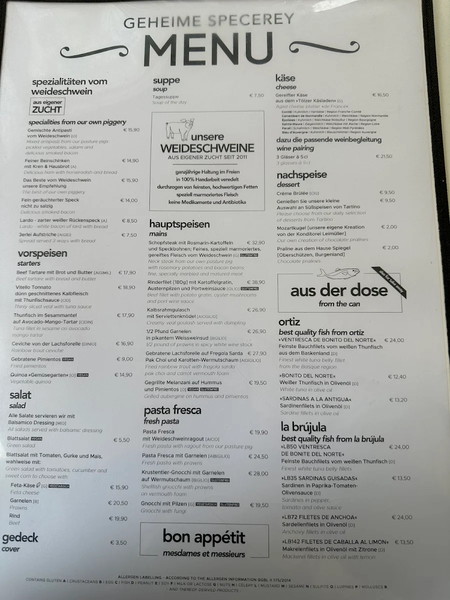 Speisekarte photo 1