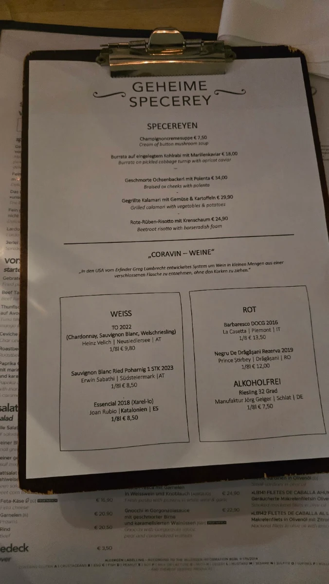 Speisekarte photo 8
