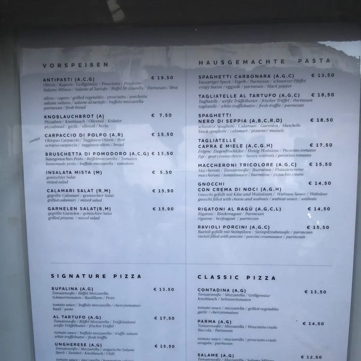 Speisekarte photo 8