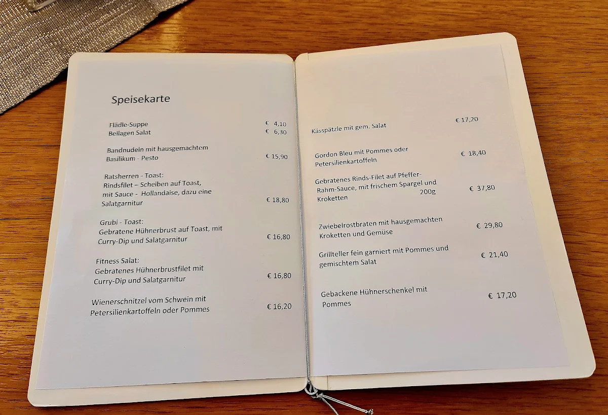 Speisekarte photo 5