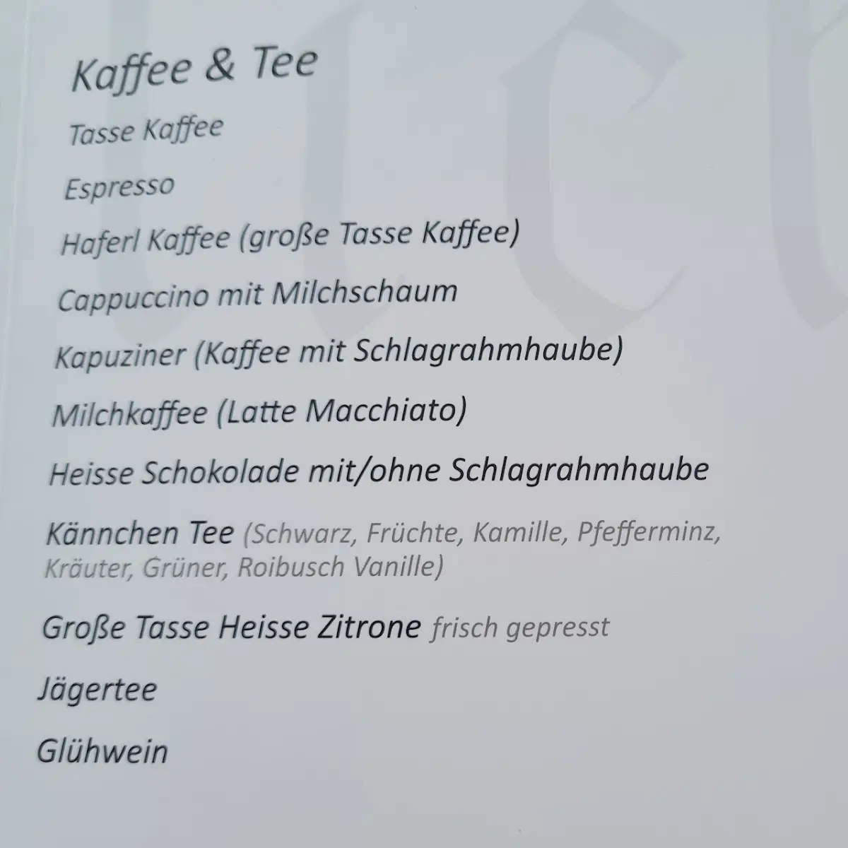 Speisekarte photo 6