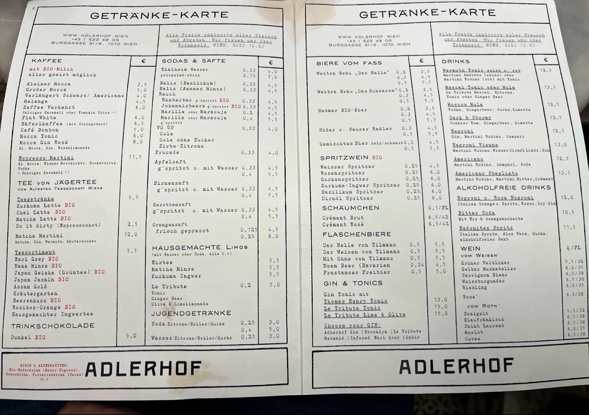 Speisekarte photo 3