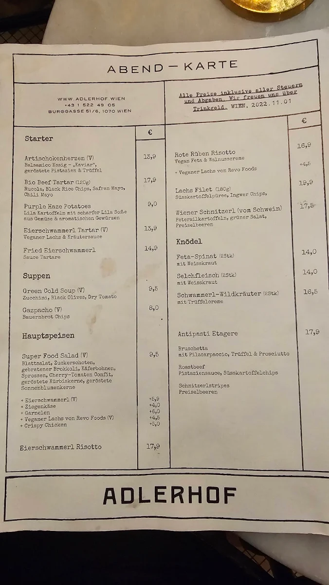 Speisekarte photo 6