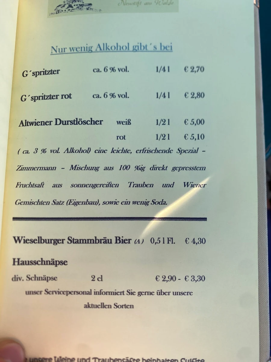 Speisekarte photo 3