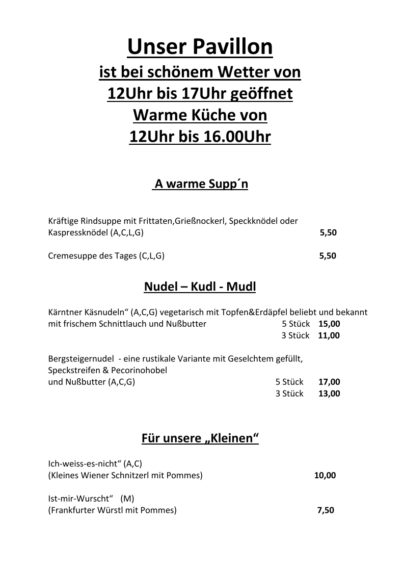 Speisekarte photo 2