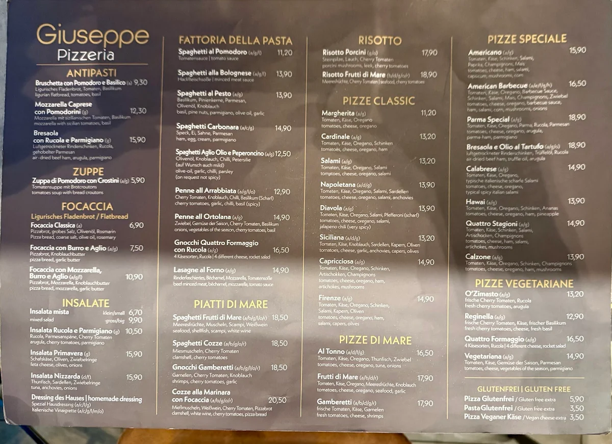 Speisekarte photo 2