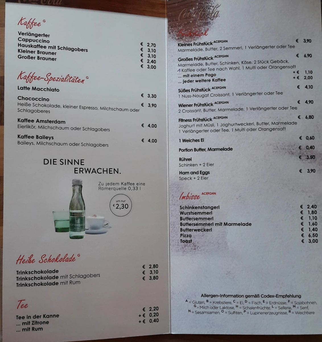 Speisekarte photo 1