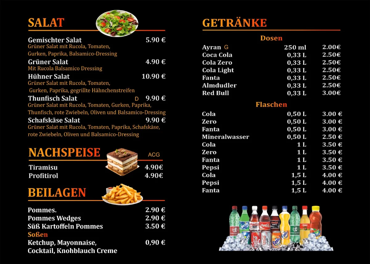 Speisekarte photo 3