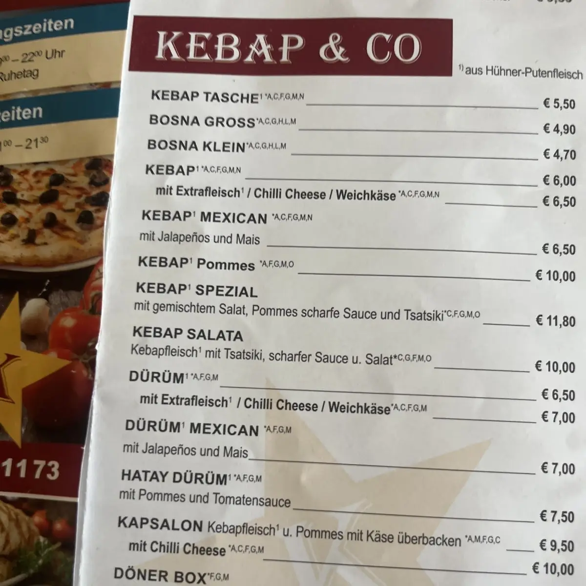 Speisekarte photo 9