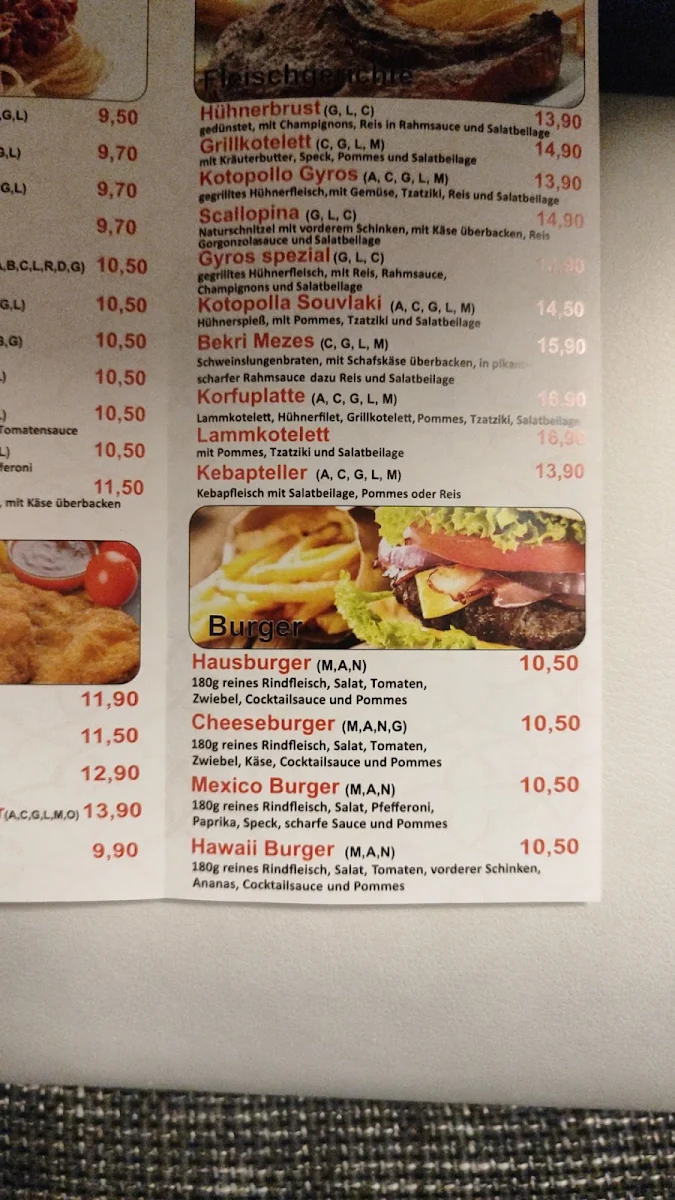 Speisekarte photo 2