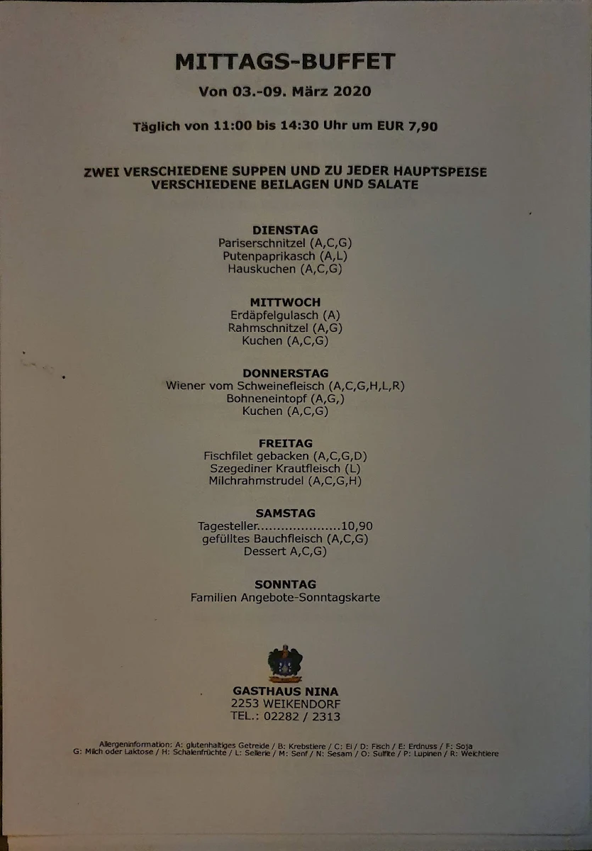 Speisekarte photo 2