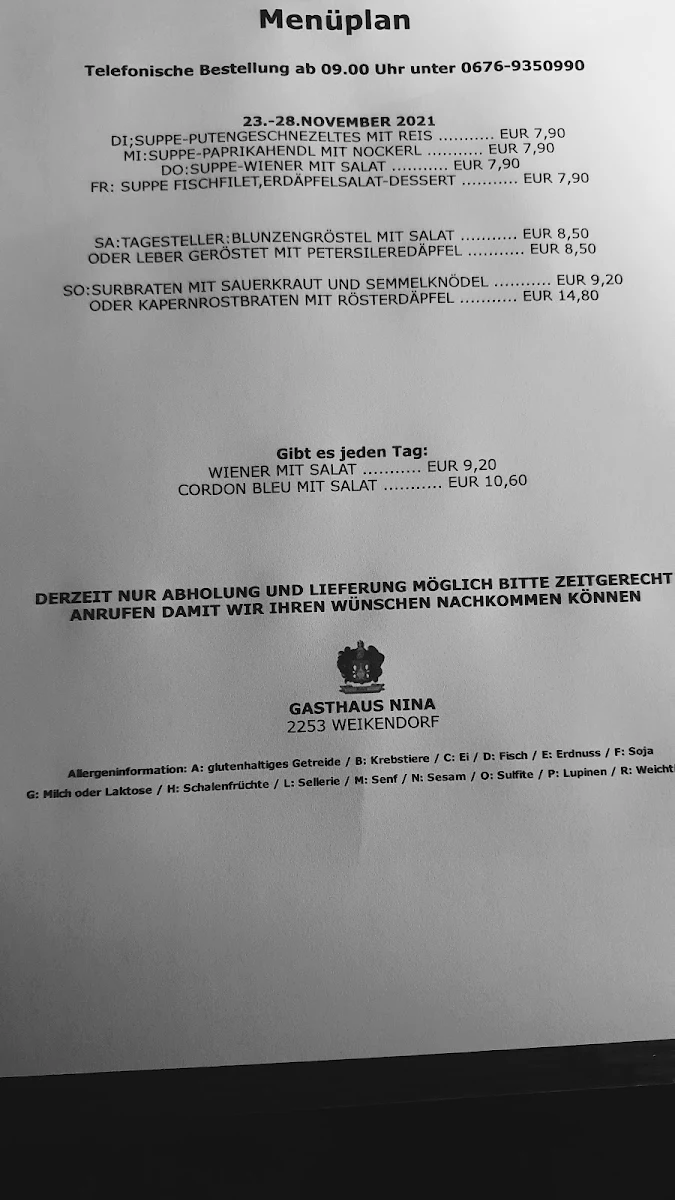 Speisekarte photo 4