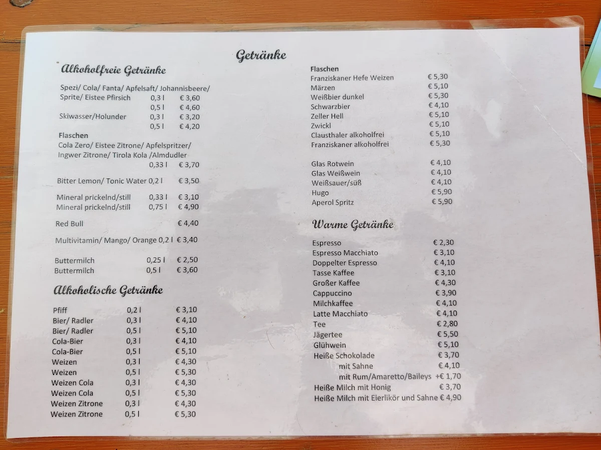 Speisekarte photo 2