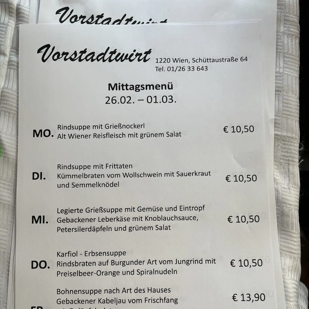 Speisekarte photo 4