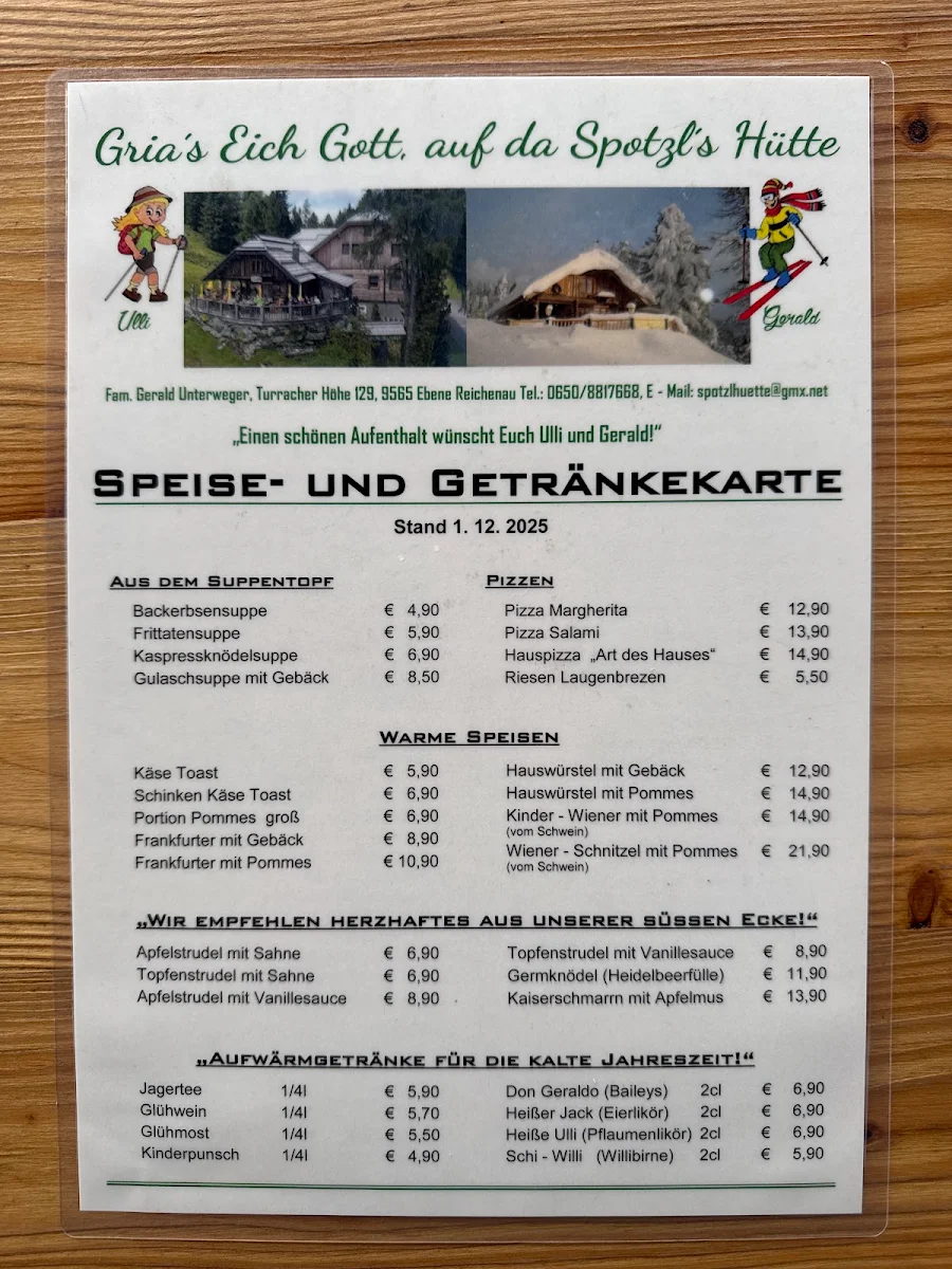 Speisekarte photo 1