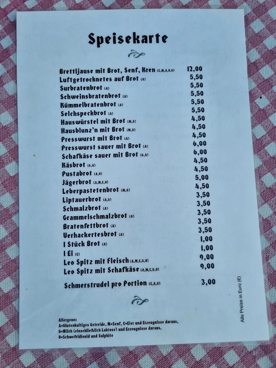 Speisekarte photo 2