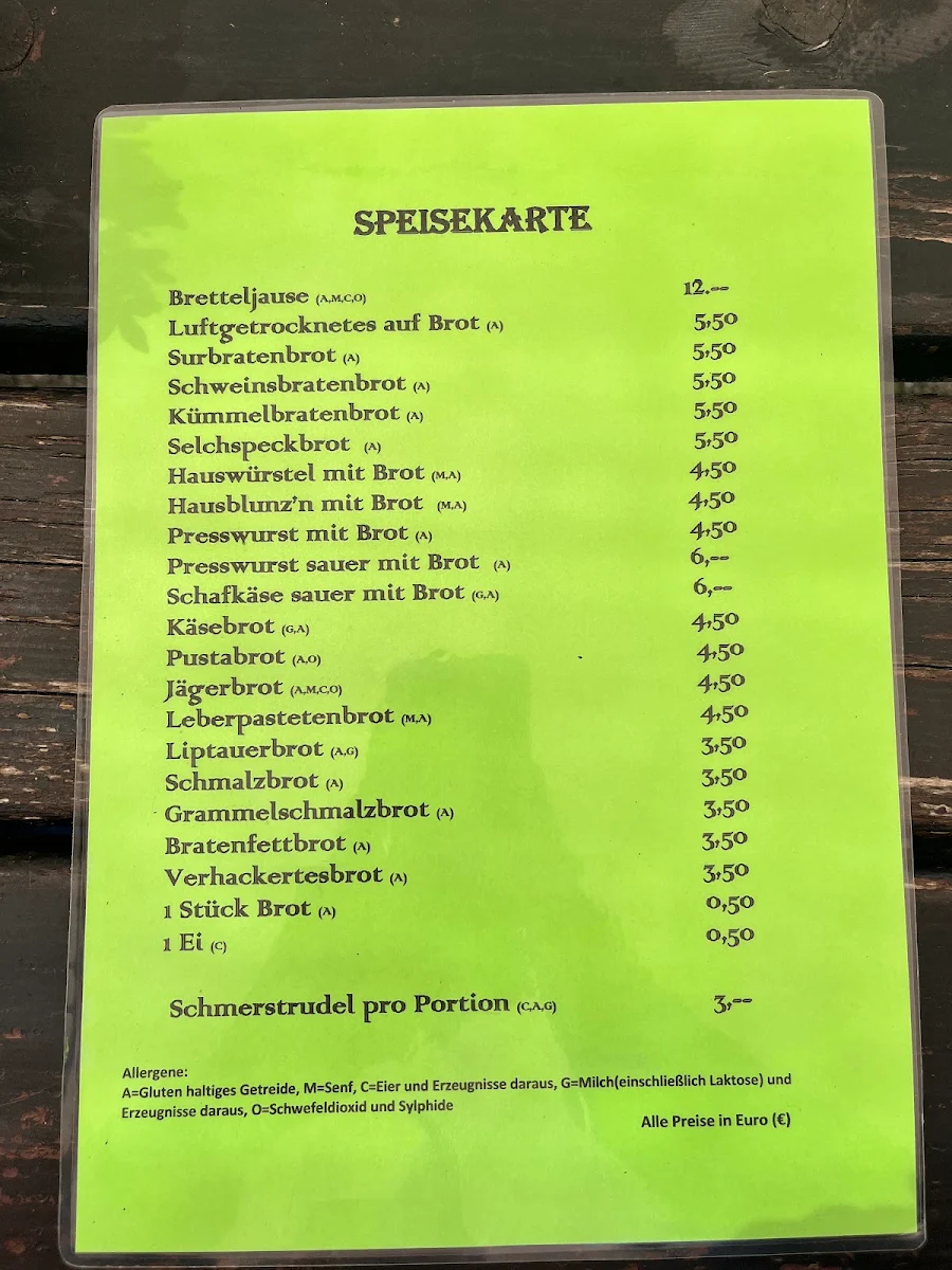 Speisekarte photo 6