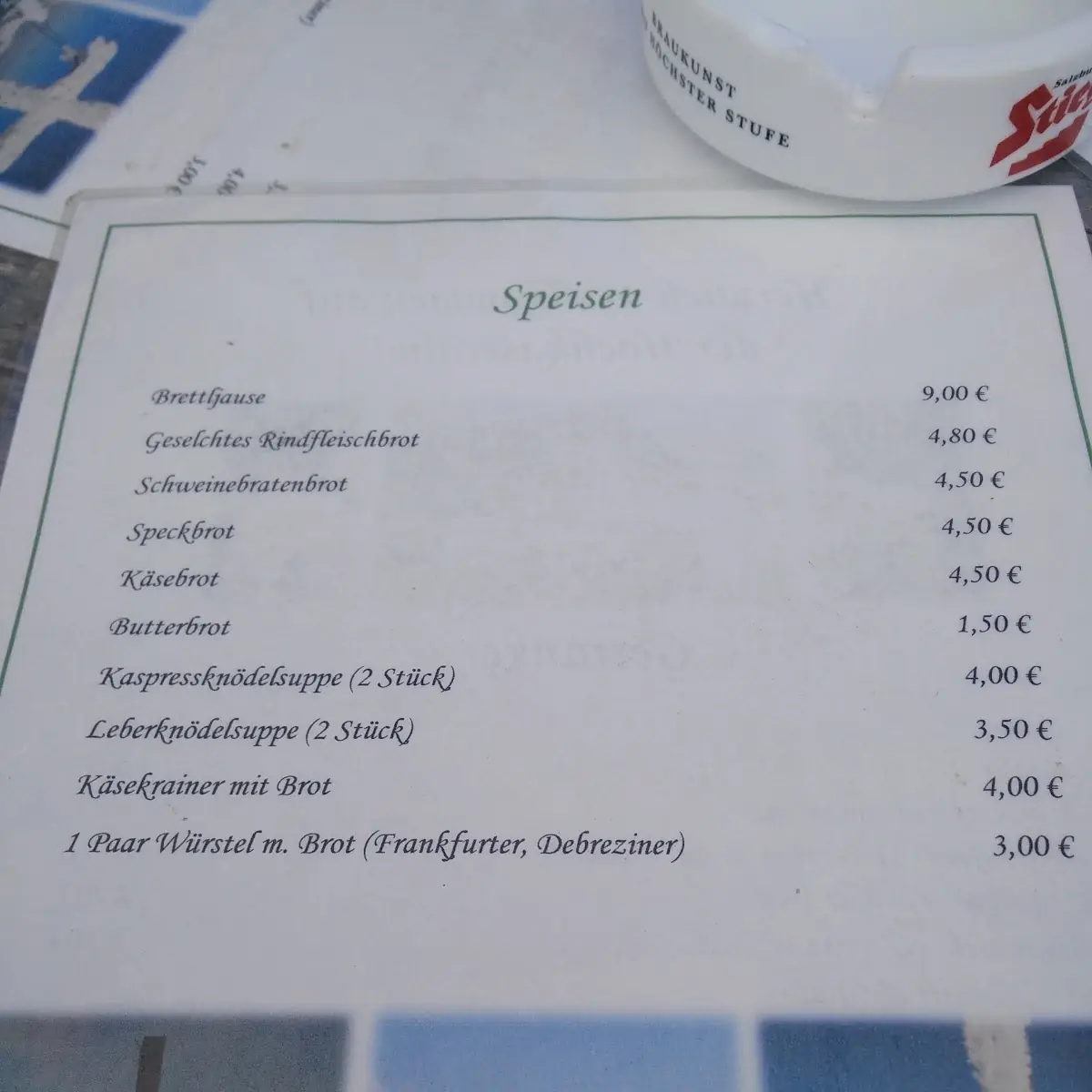 Speisekarte photo 2