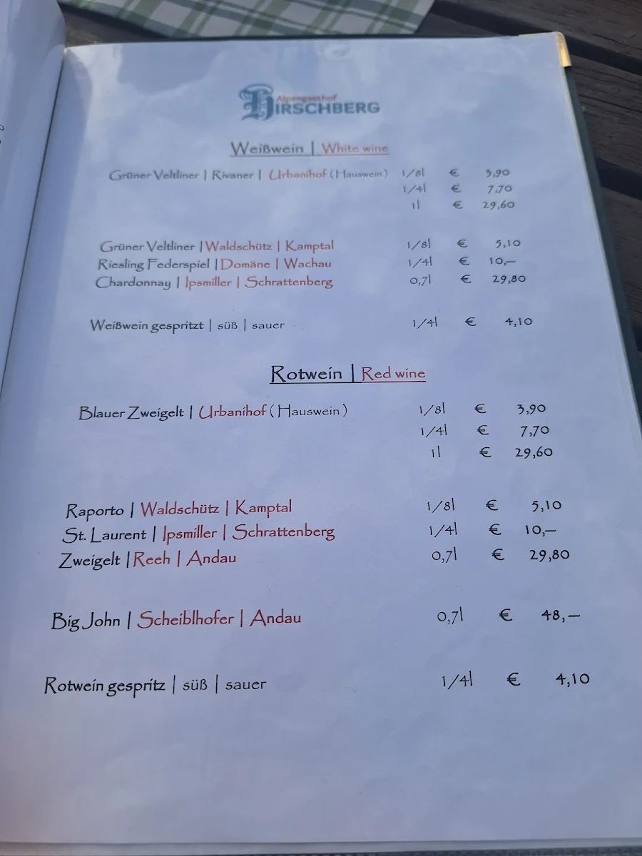 Speisekarte photo 1