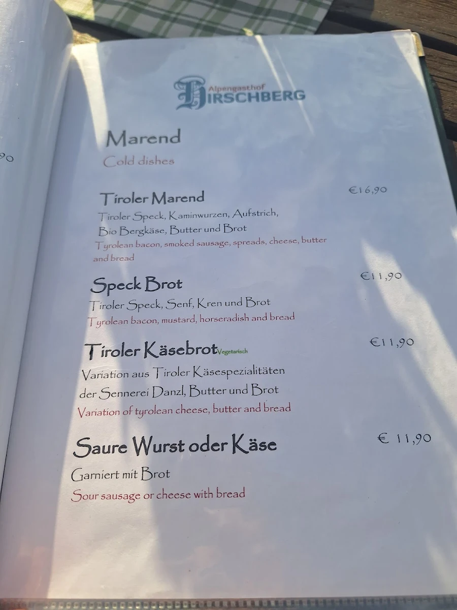 Speisekarte photo 5