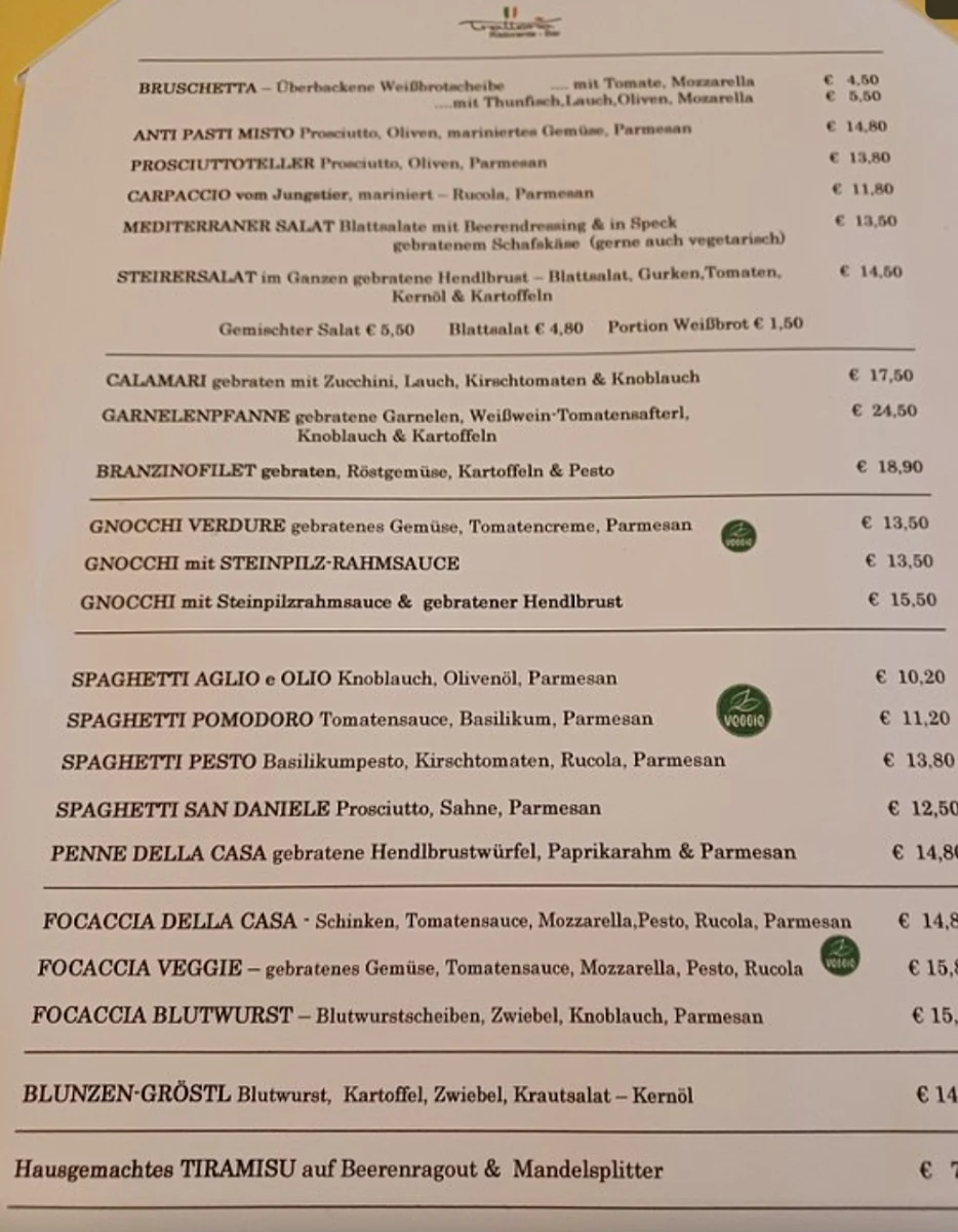 Speisekarte photo 1