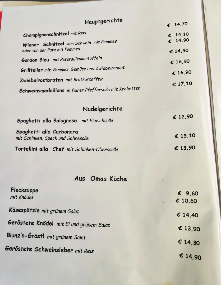 Speisekarte photo 3