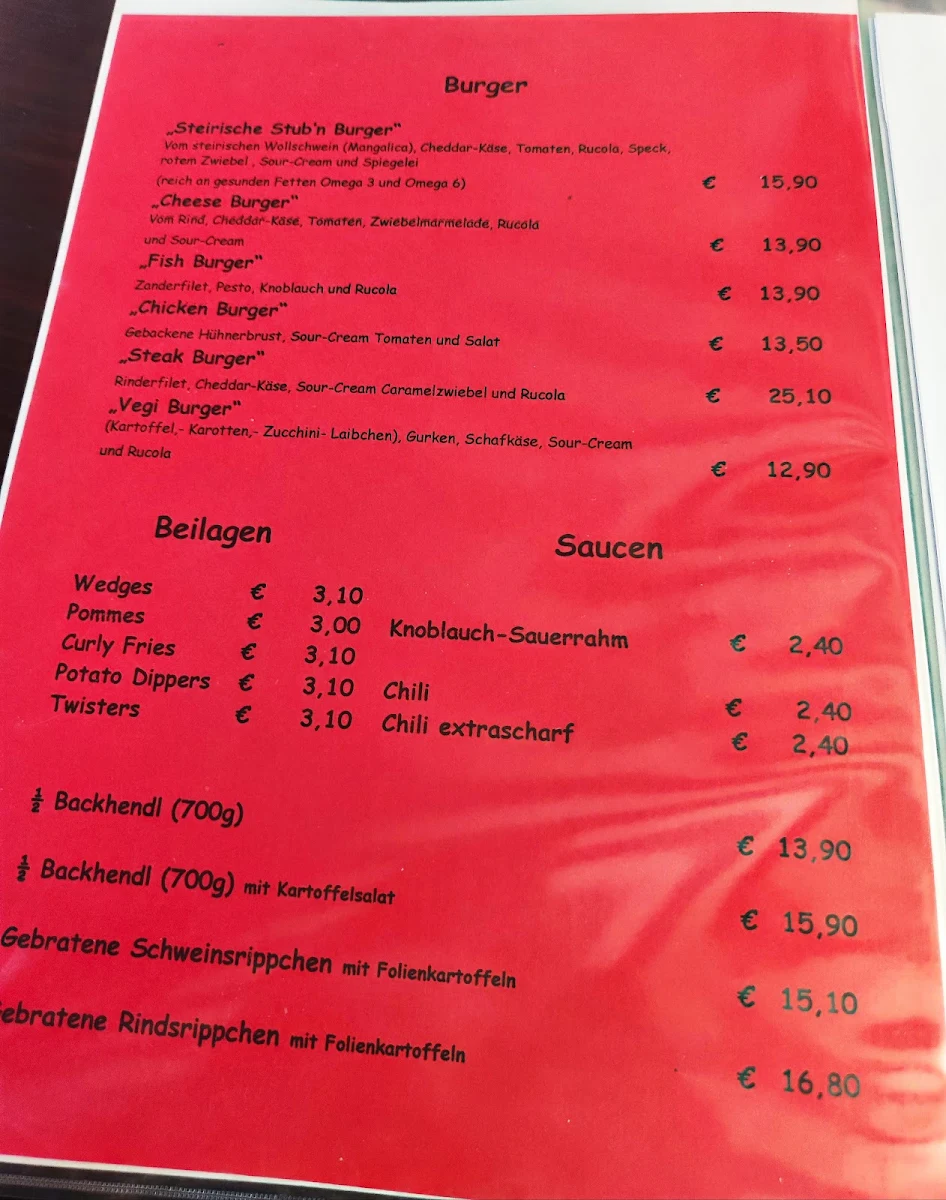 Speisekarte photo 5