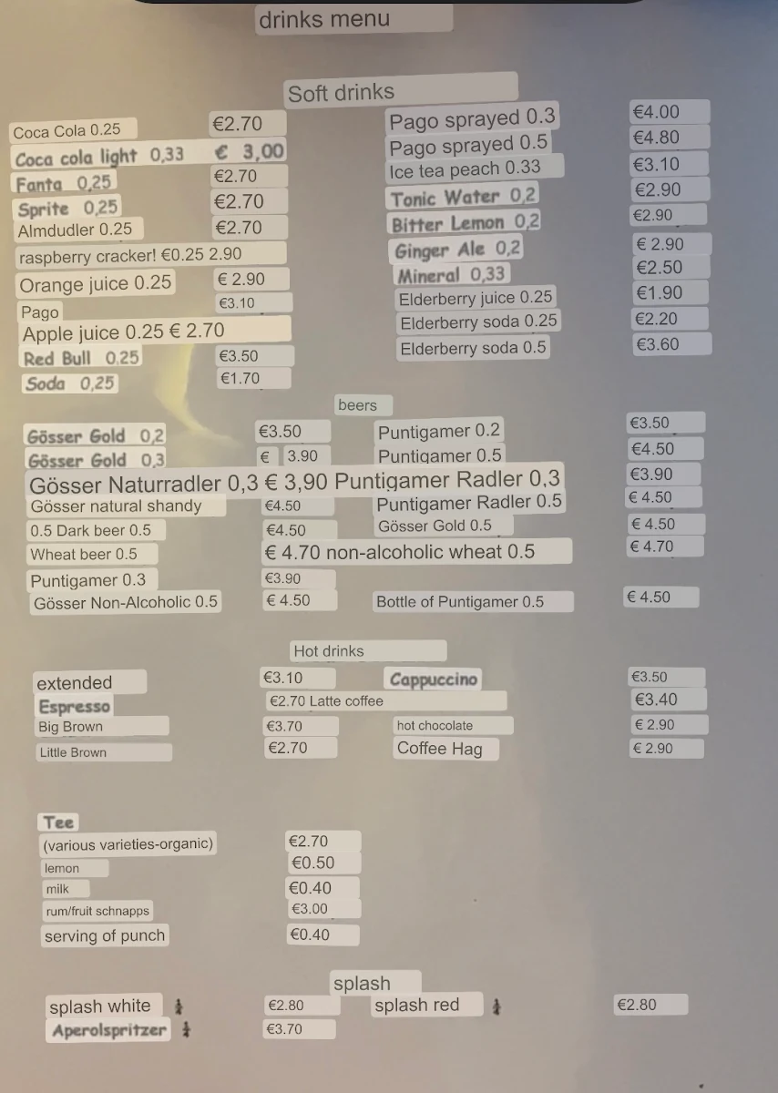 Speisekarte photo 6