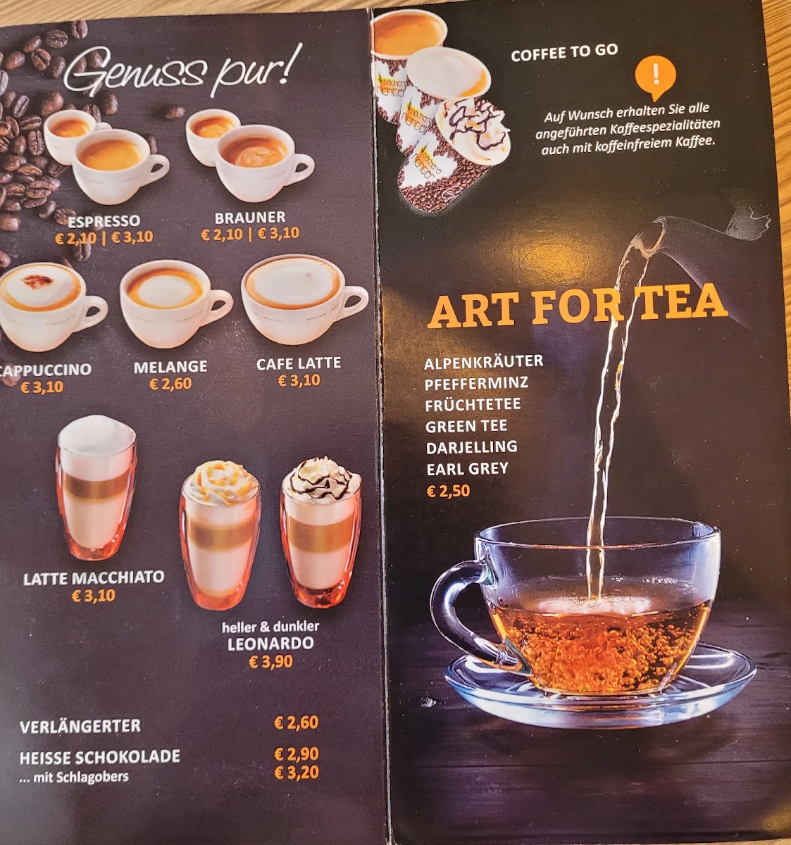 Speisekarte photo 1