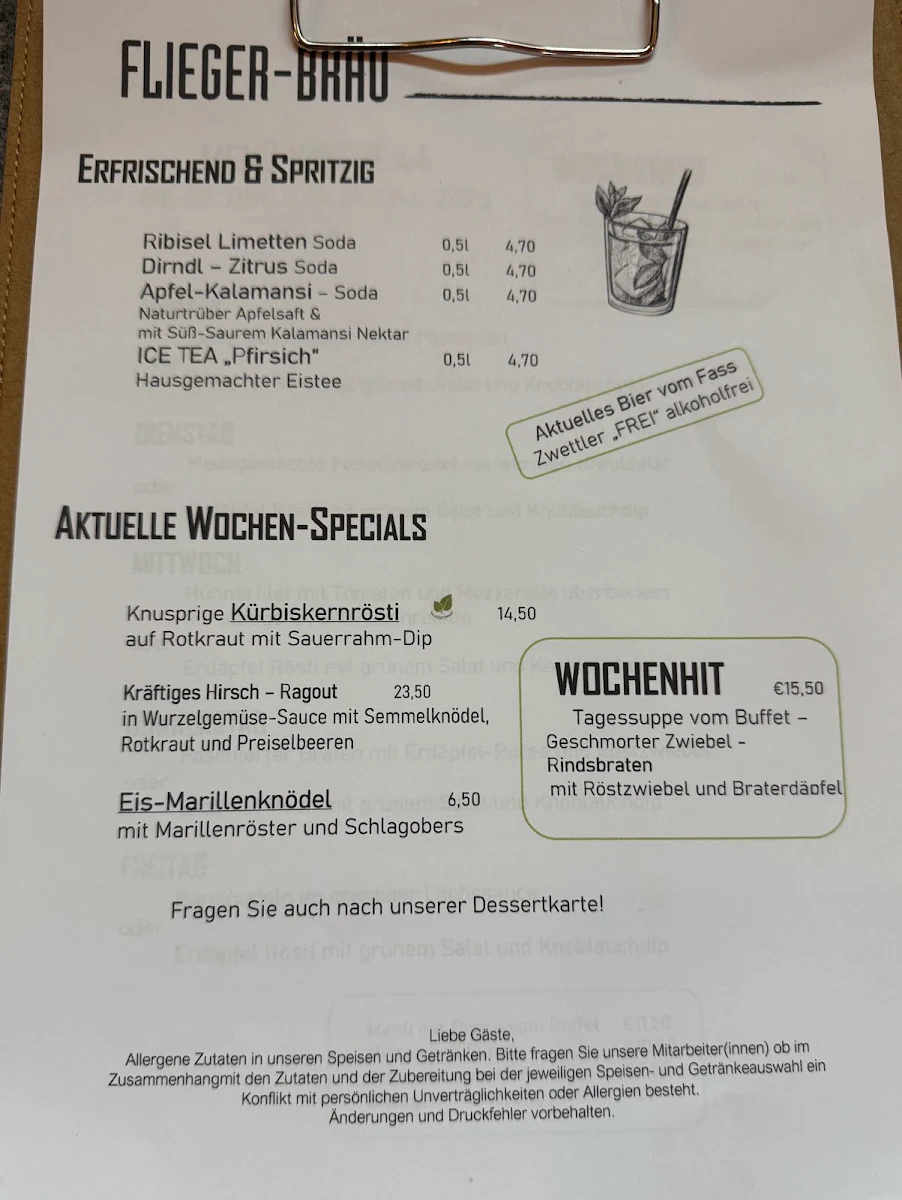 Speisekarte photo 1