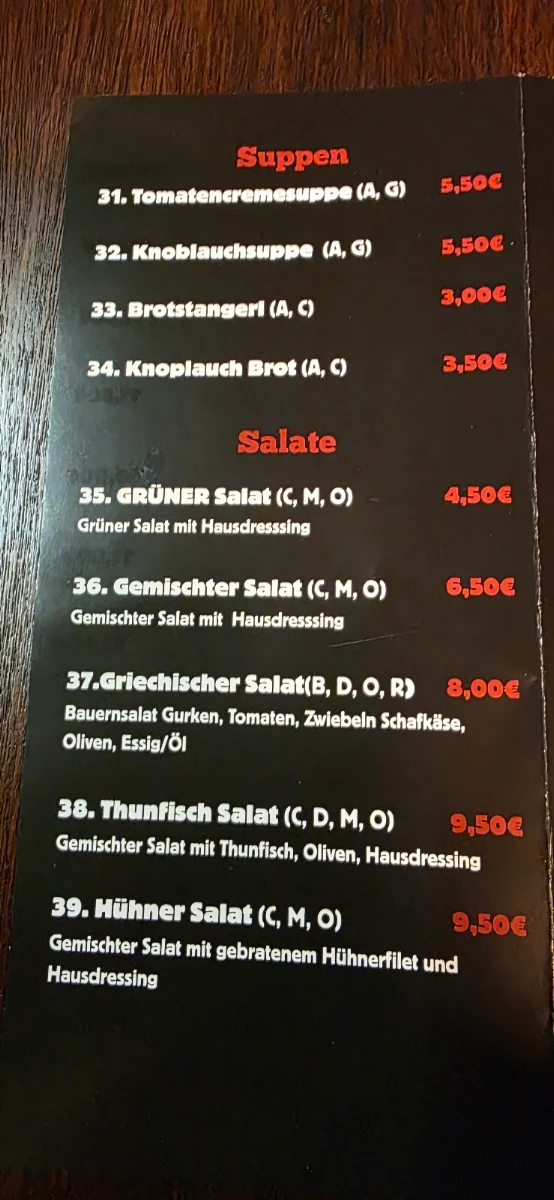 Speisekarte photo 6