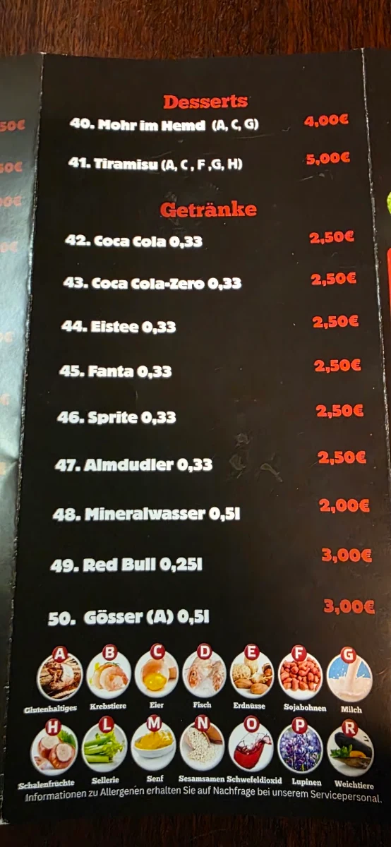 Speisekarte photo 9