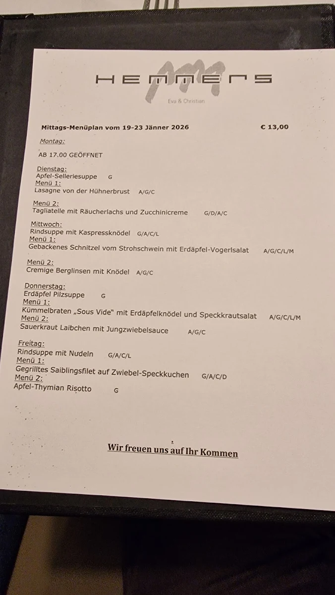 Speisekarte photo 1