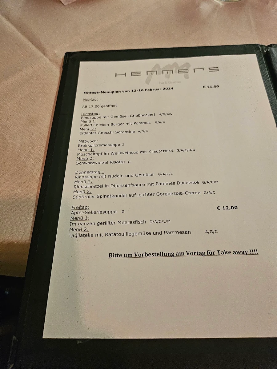 Speisekarte photo 9