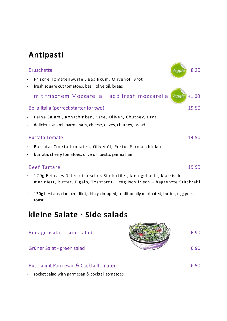 Speisekarte photo 3