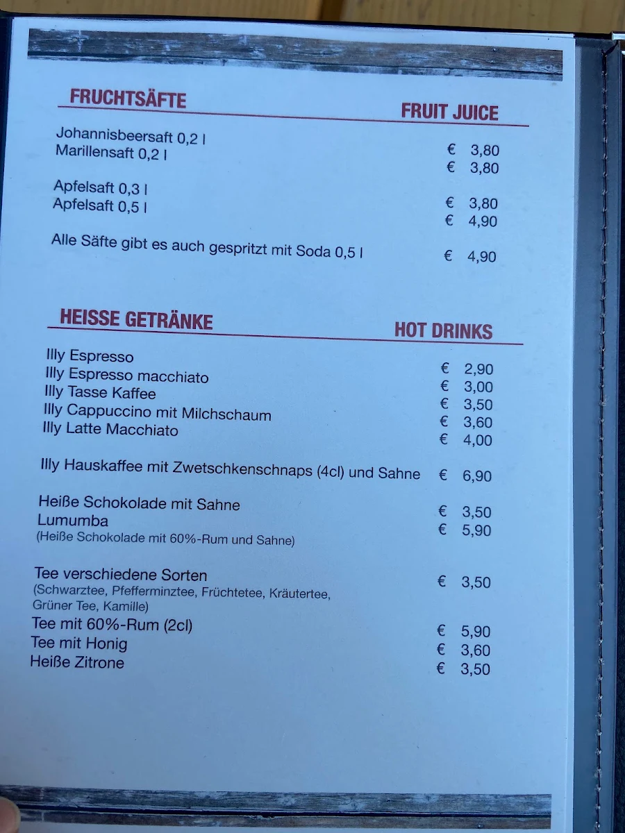 Speisekarte photo 4