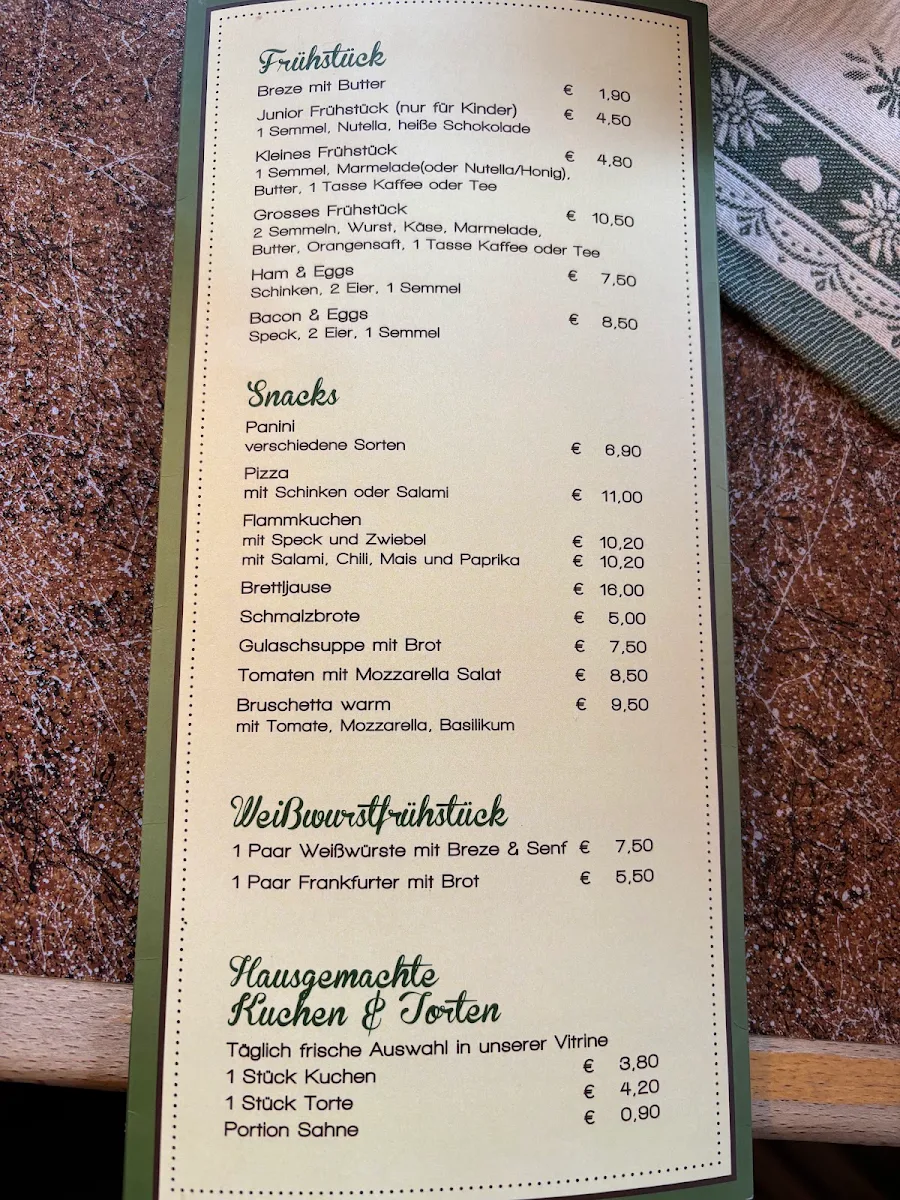 Speisekarte photo 2