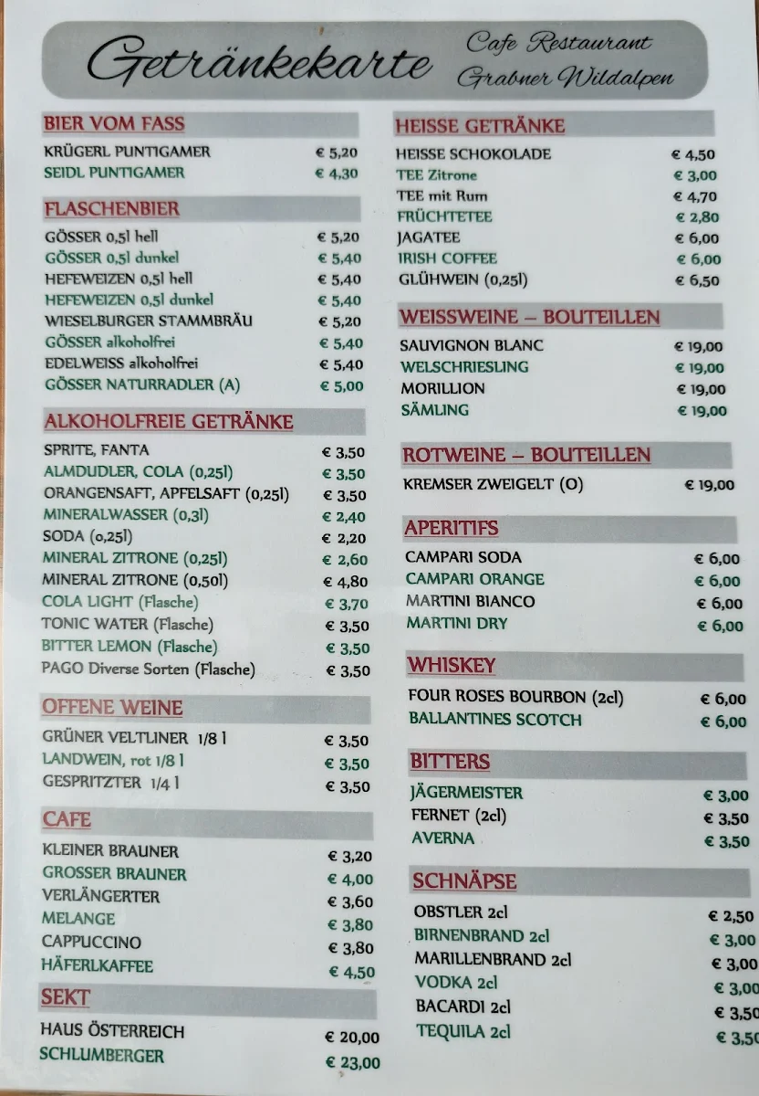 Speisekarte photo 2