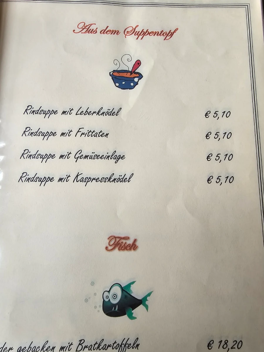 Speisekarte photo 3