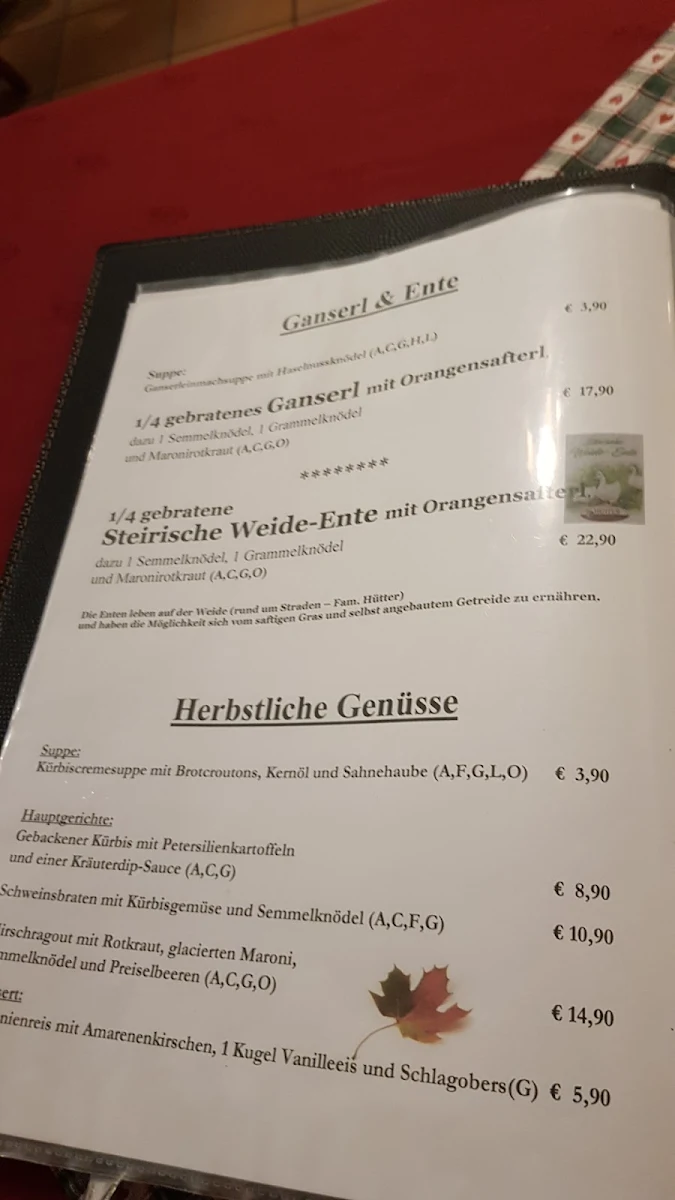Speisekarte photo 3