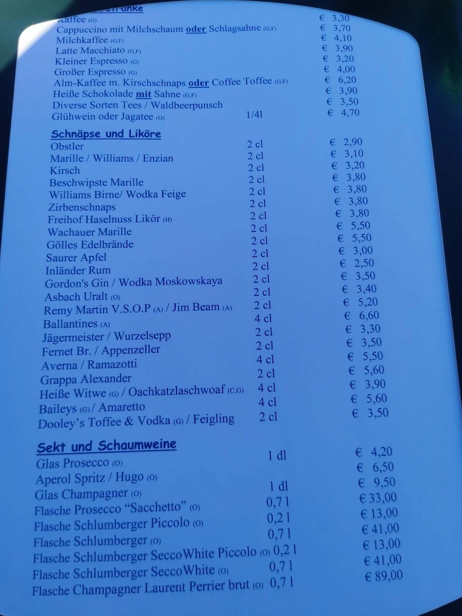 Speisekarte photo 8