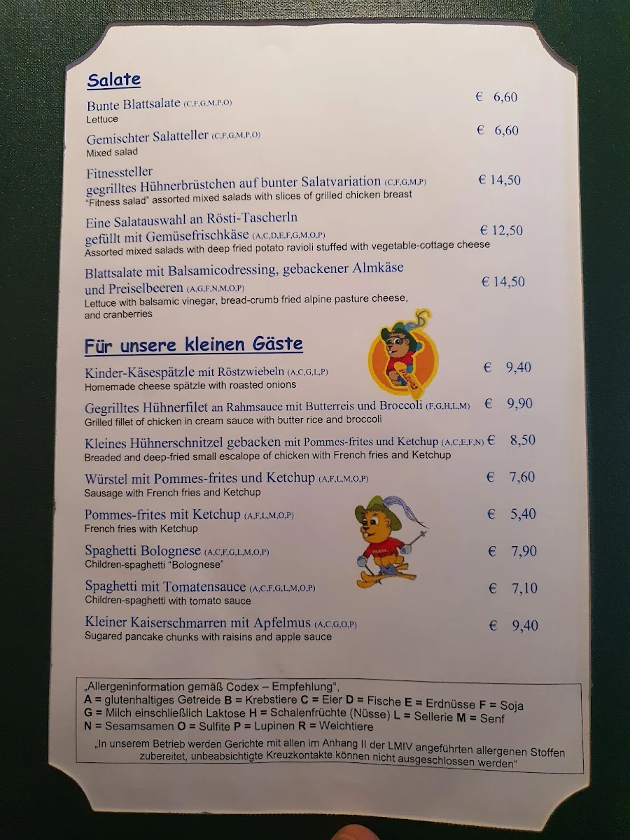 Speisekarte photo 9