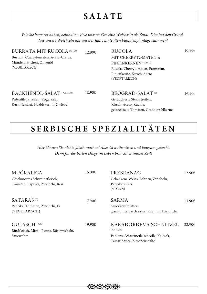 Speisekarte photo 2