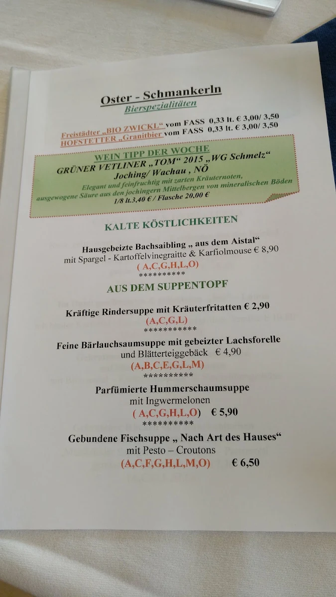 Speisekarte photo 1