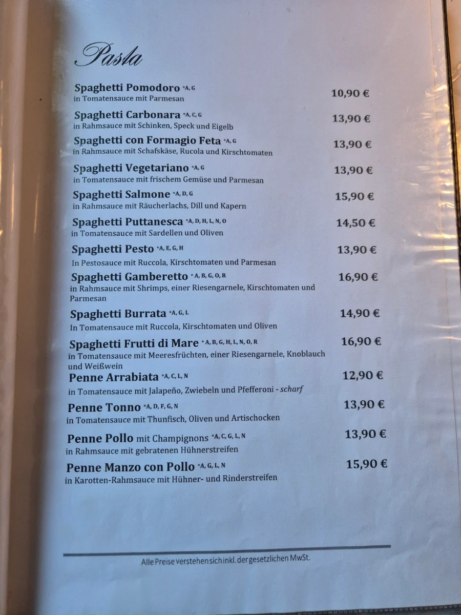 Speisekarte photo 1