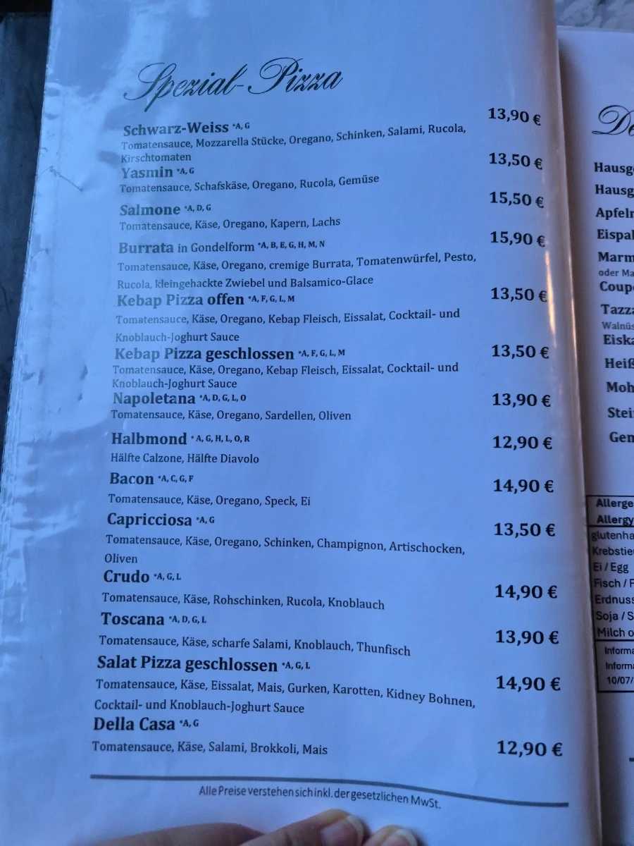 Speisekarte photo 3